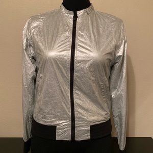 RACHEL Rachel Roy silver bomber size S